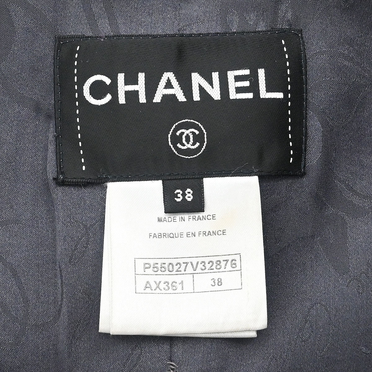 Chanel 2017 Double Breasted Jacket Gray #38