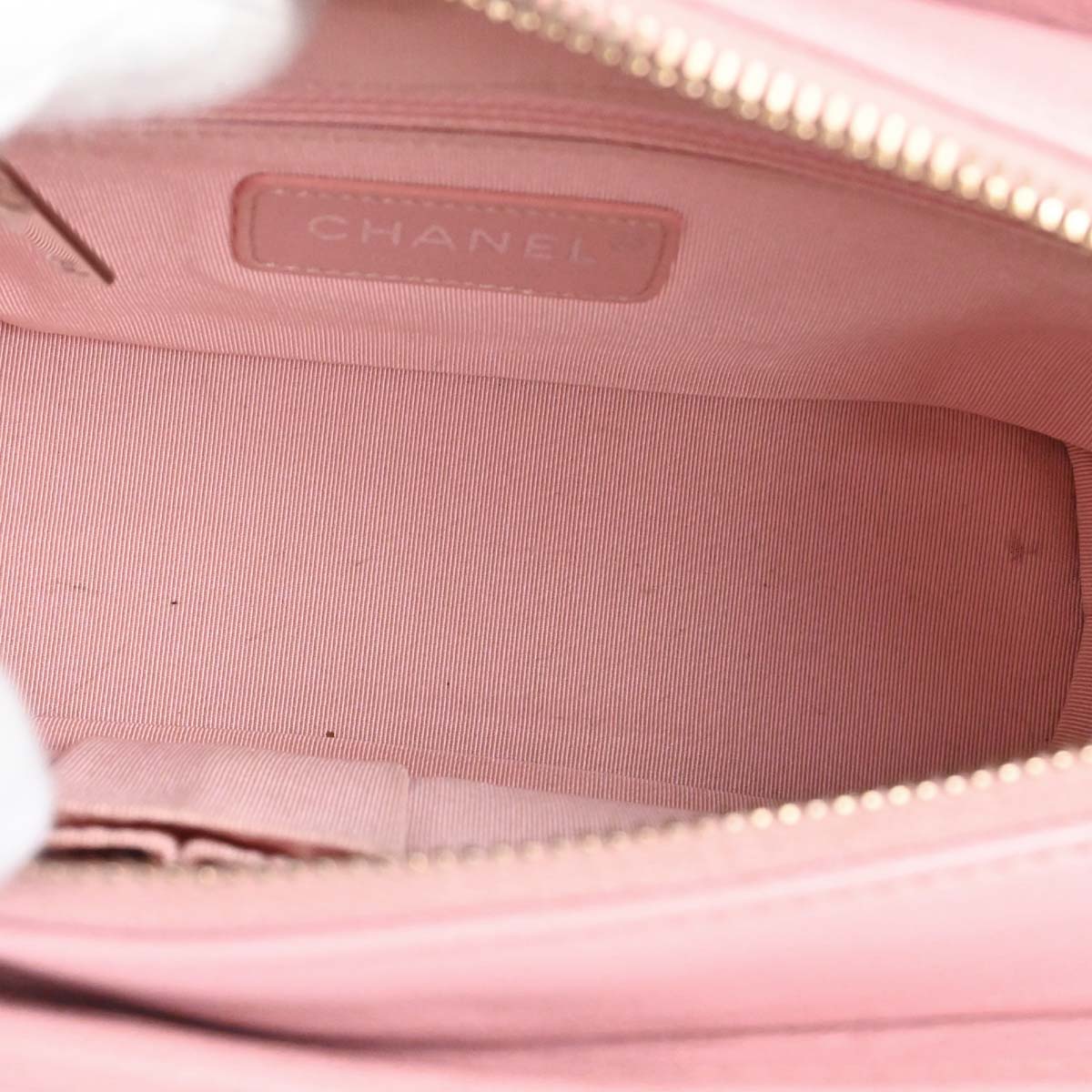 Chanel 2019 Pink Tweed Calfskin Small Gabrielle Shoulder Bag