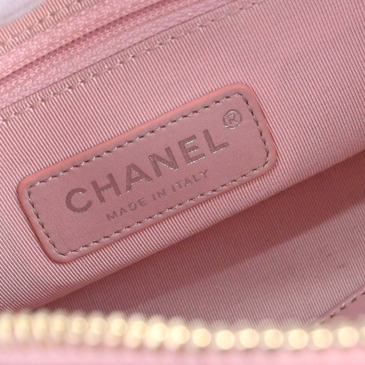 Chanel 2019 Pink Tweed Calfskin Small Gabrielle Shoulder Bag
