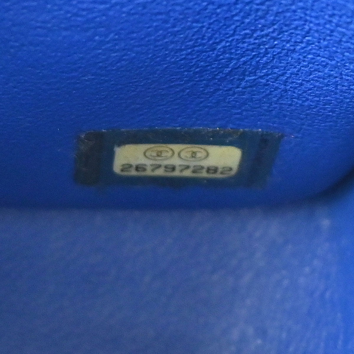 Chanel 2018-2019 Blue Lambskin Mini Classic Square Flap Shoulder Bag 17