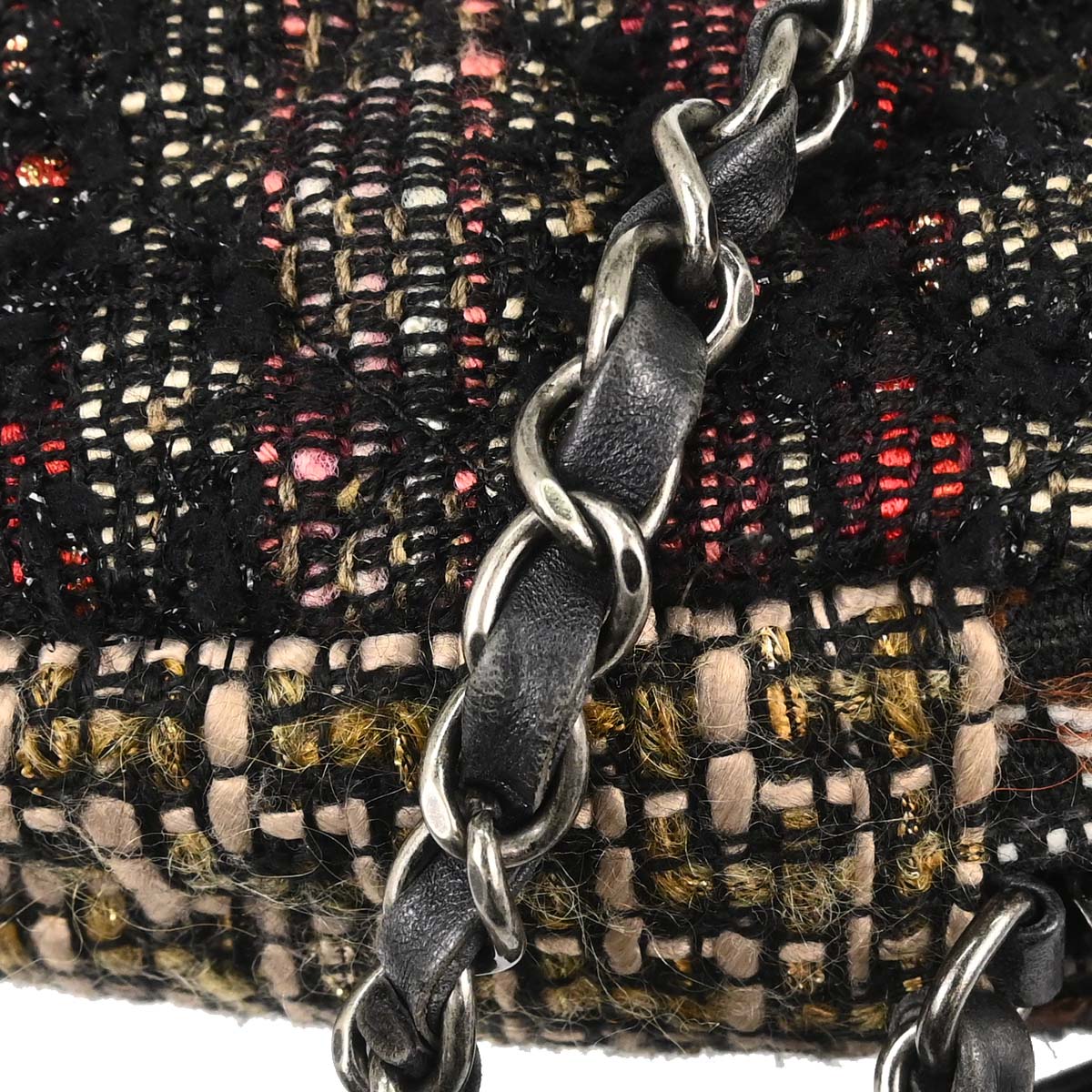 Chanel Brown Tweed Paris Dallas Camera Bag Large Shoulder Bag