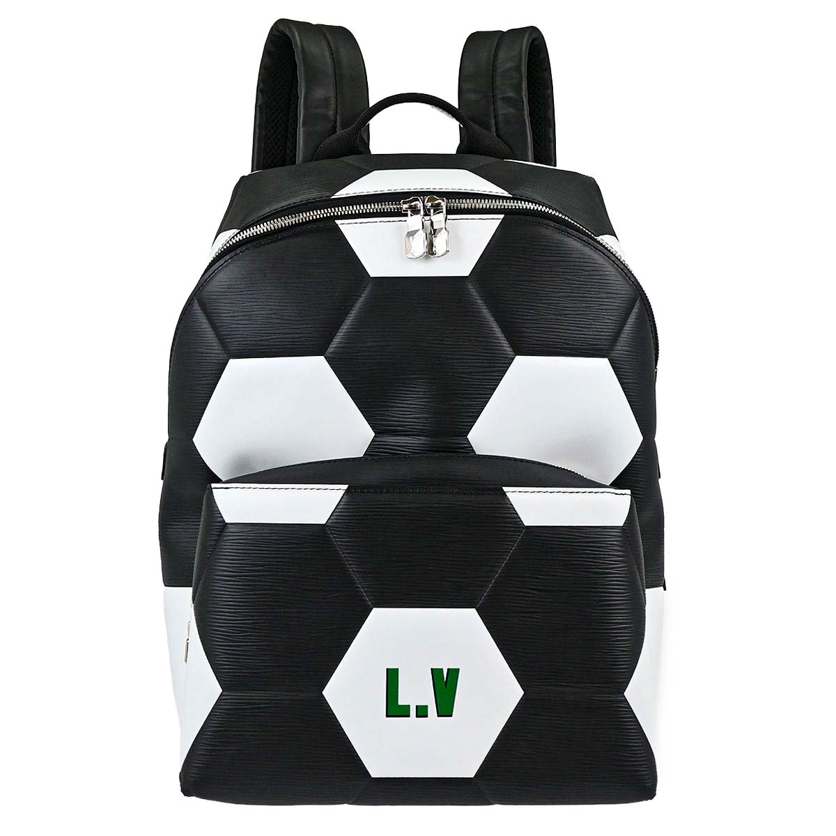 Louis Vuitton Black White Epi Apollo Backpack M52186