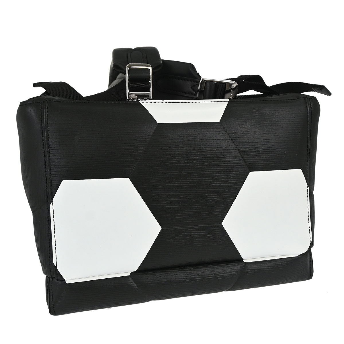 Louis Vuitton Black White Epi Apollo Backpack M52186