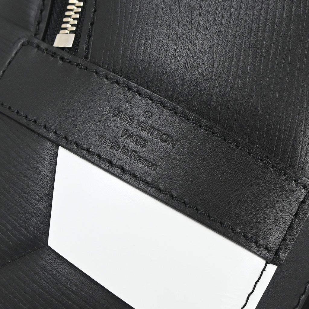 Louis Vuitton Black White Epi Apollo Backpack M52186