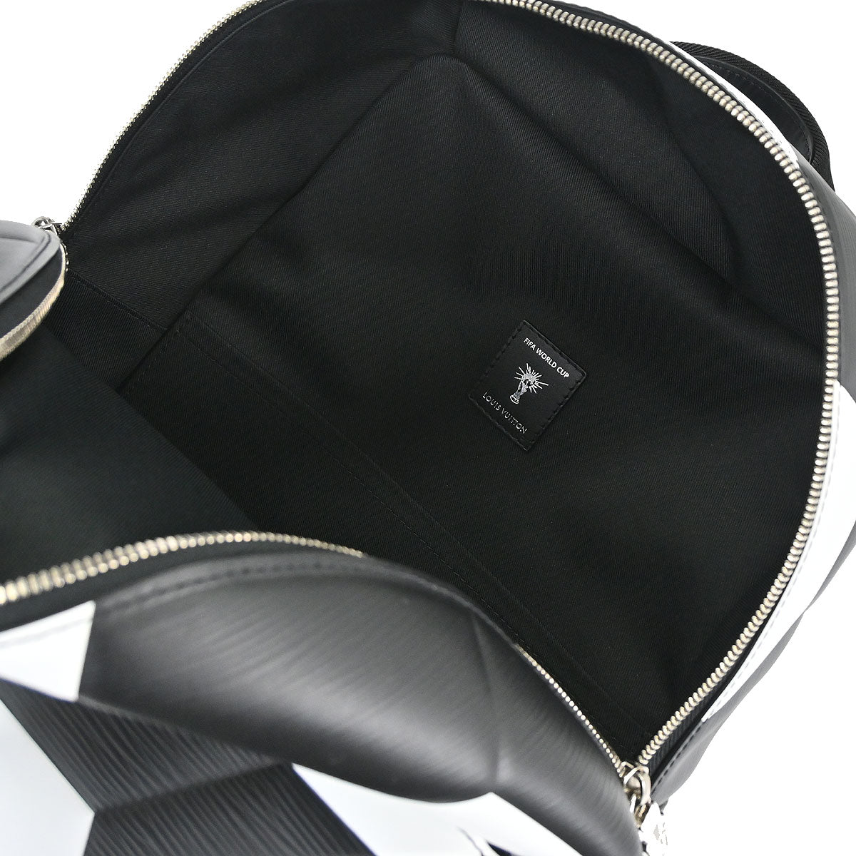 Louis Vuitton Black White Epi Apollo Backpack M52186