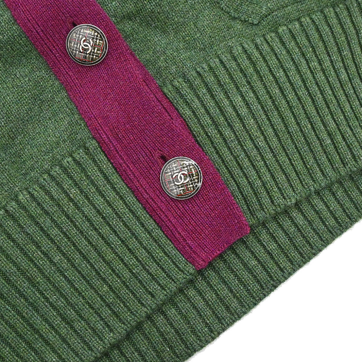 Chanel 2013-2014 Cardigan Green #42
