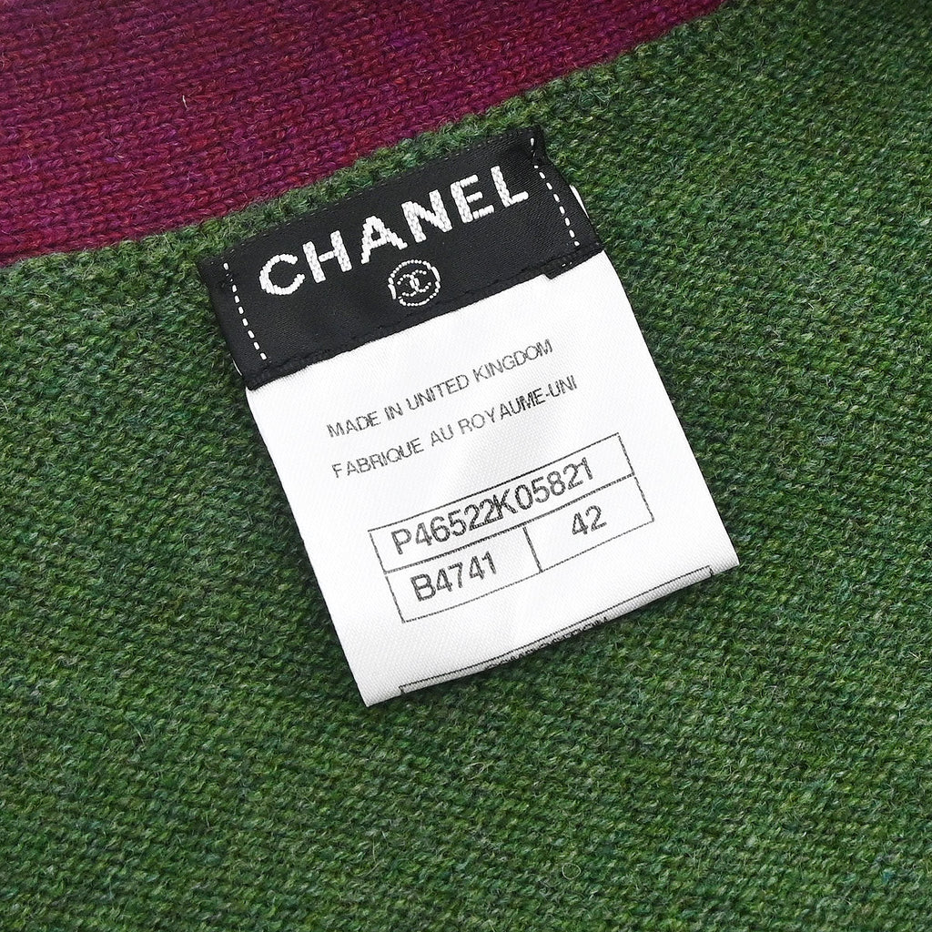 Chanel 2013-2014 Cardigan Green #42