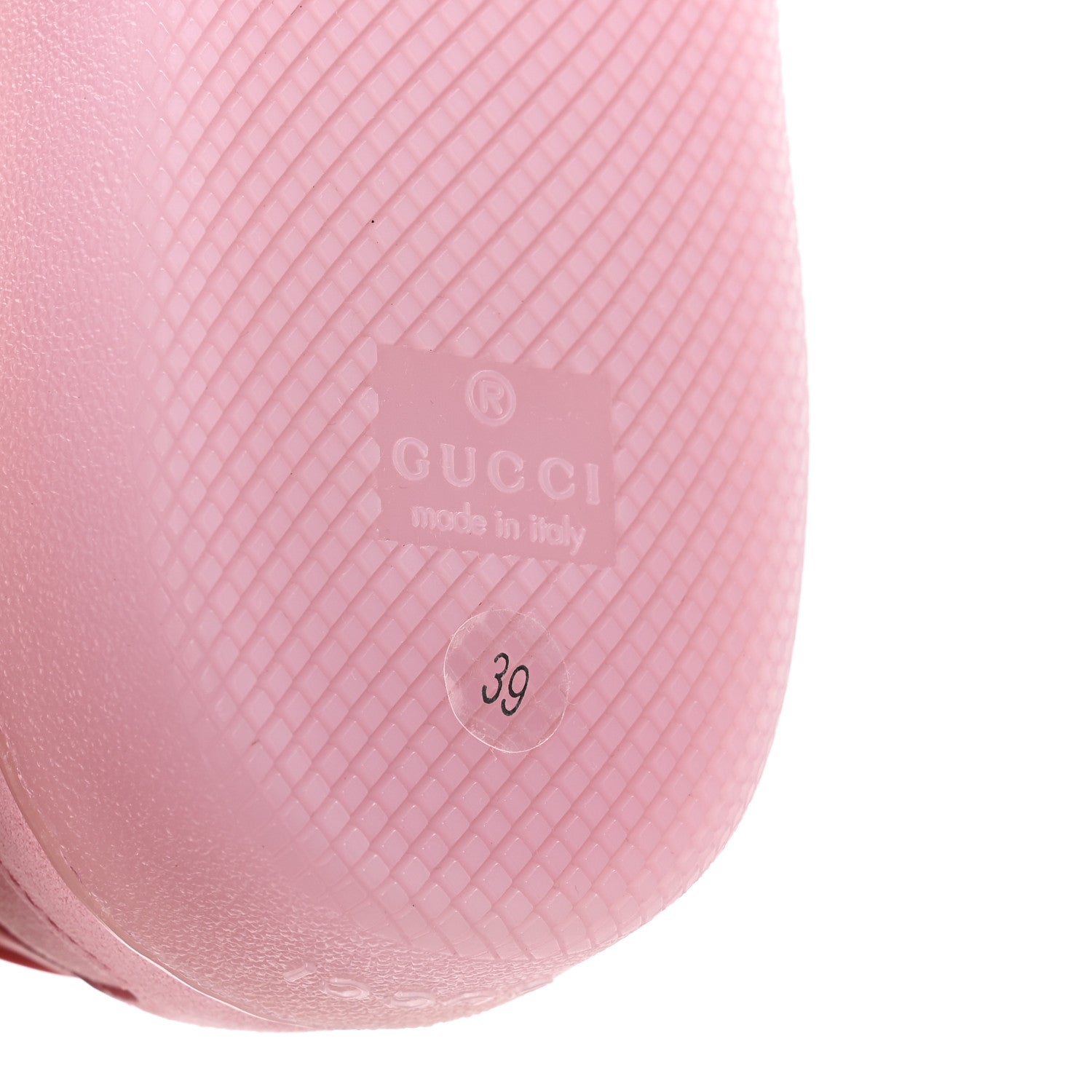 Gucci Suede Sweet GG Monogram Womens G75 Sneakers 39 Butterfly Pink