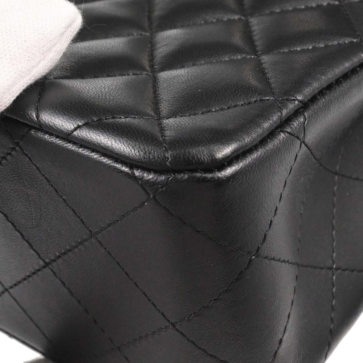 Chanel 2018-2019 Black Lambskin Mini Classic Square Flap Shoulder Bag 17