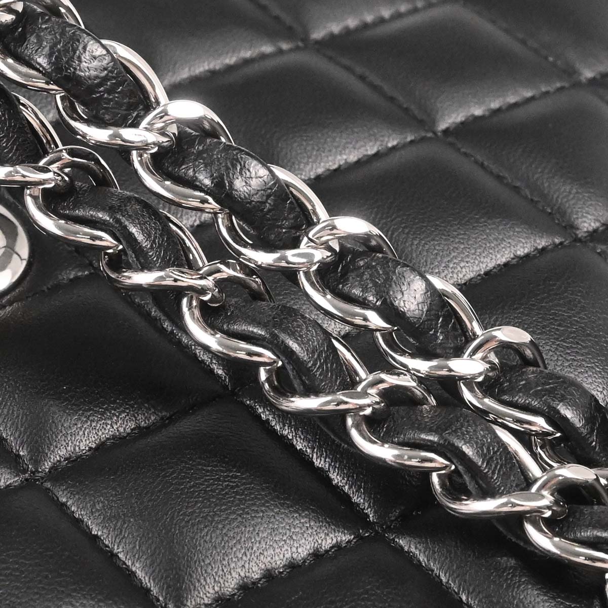 Chanel 2018-2019 Black Lambskin Mini Classic Square Flap Shoulder Bag 17