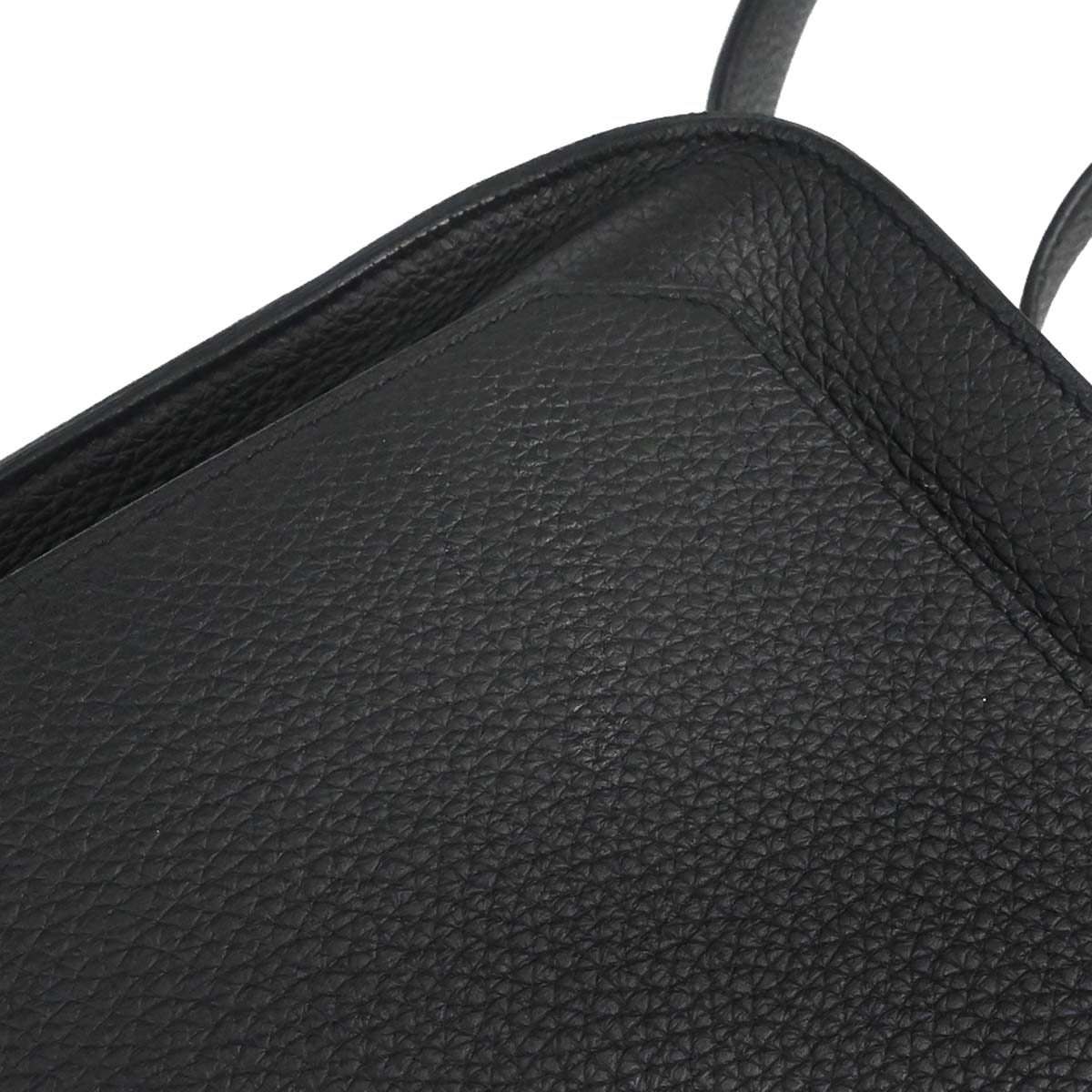 Hermes Black Taurillon Clemence Jypsiere 34 Shoulder Bag