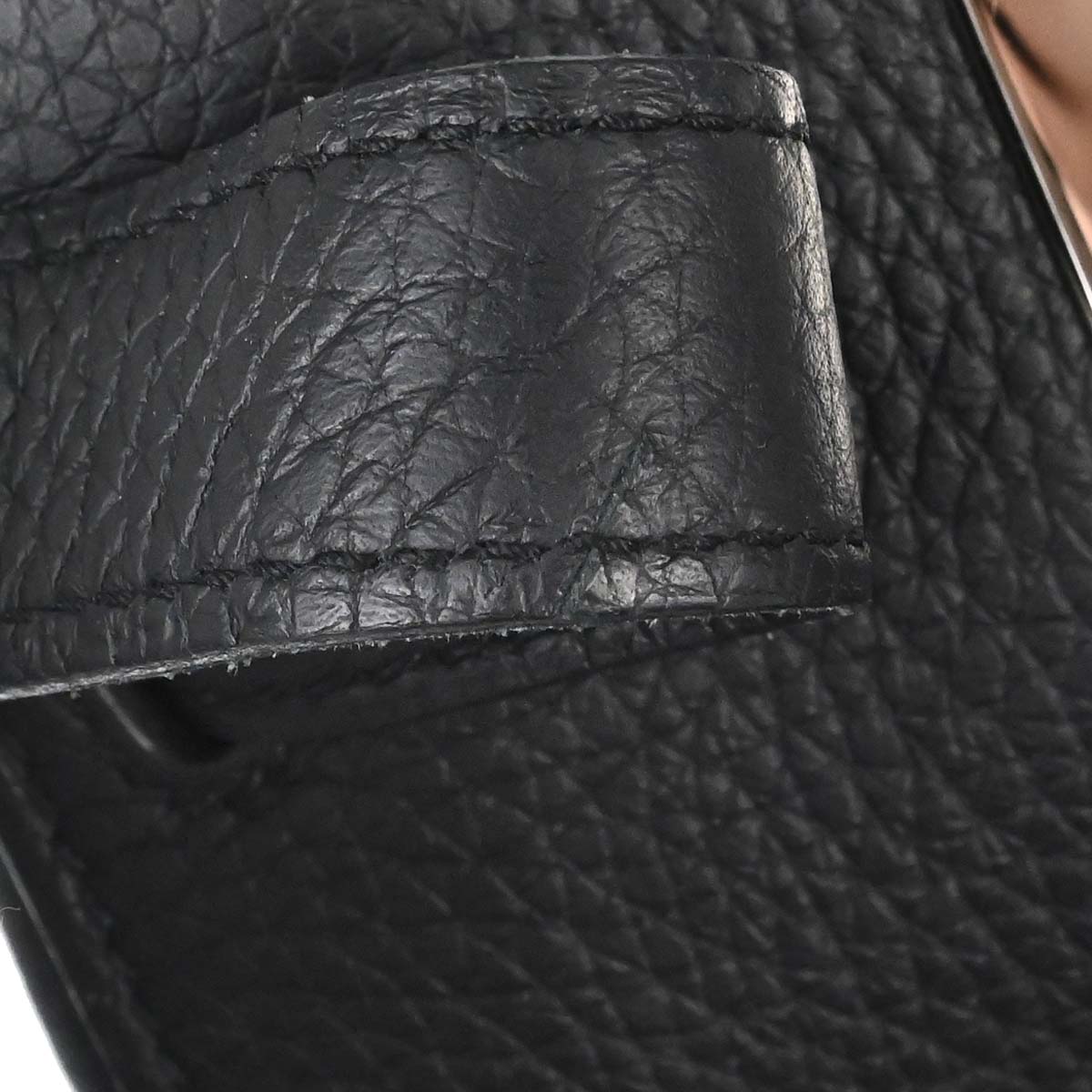 Hermes Black Taurillon Clemence Jypsiere 34 Shoulder Bag