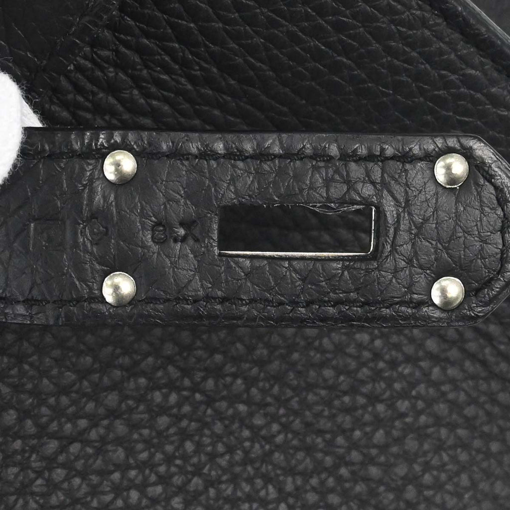 Hermes Black Taurillon Clemence Jypsiere 34 Shoulder Bag