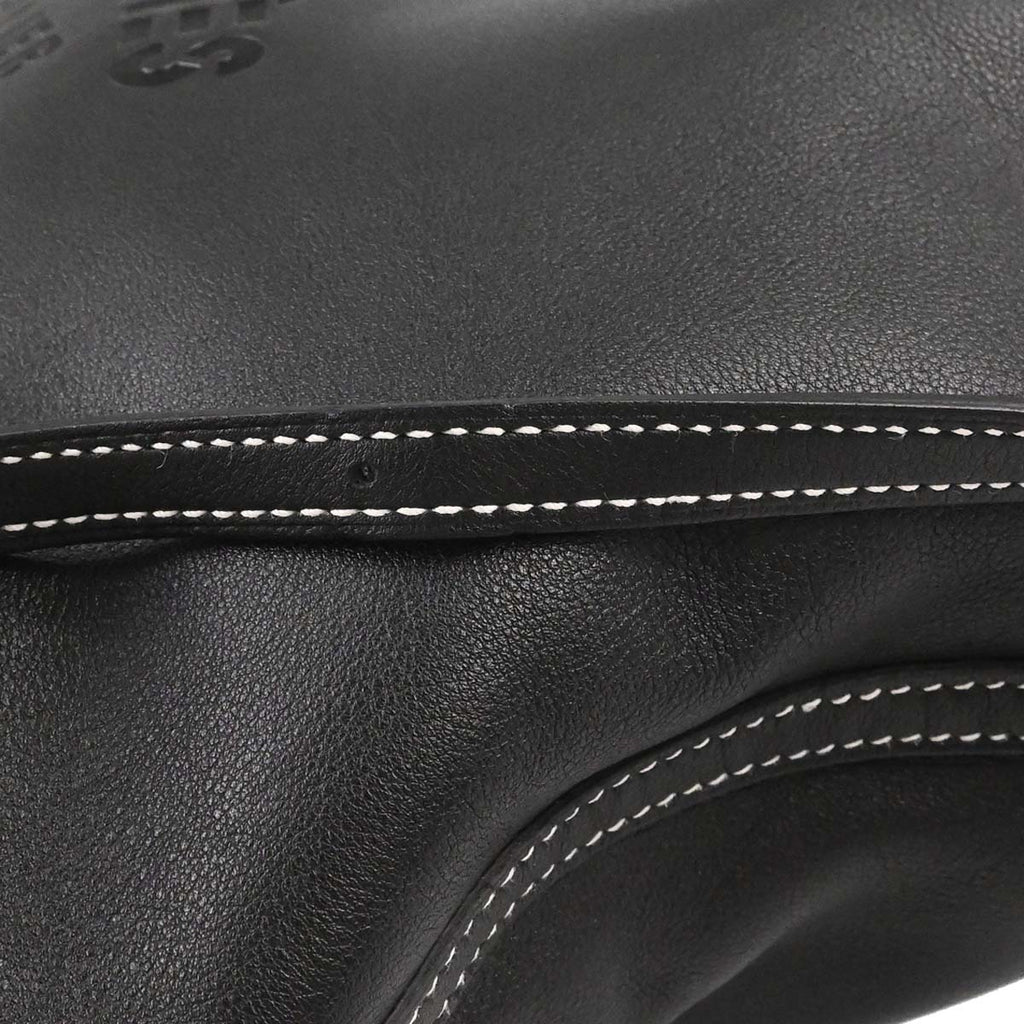 Hermes Black Veau Cheri Bridado Backpack