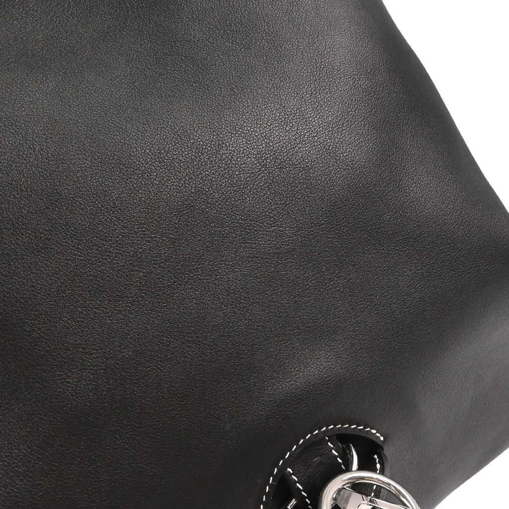 Hermes Black Veau Cheri Bridado Backpack