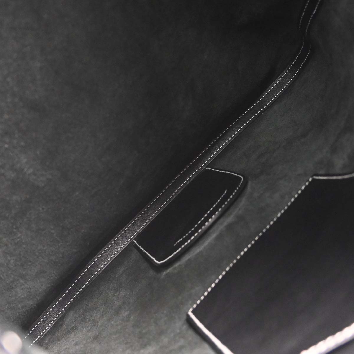 Hermes Black Veau Cheri Bridado Backpack