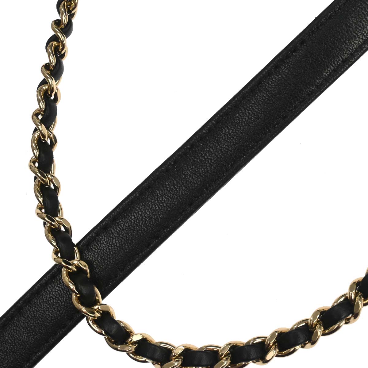 Chanel Black Lambskin Chevron Mademoiselle Flap Shoulder Bag