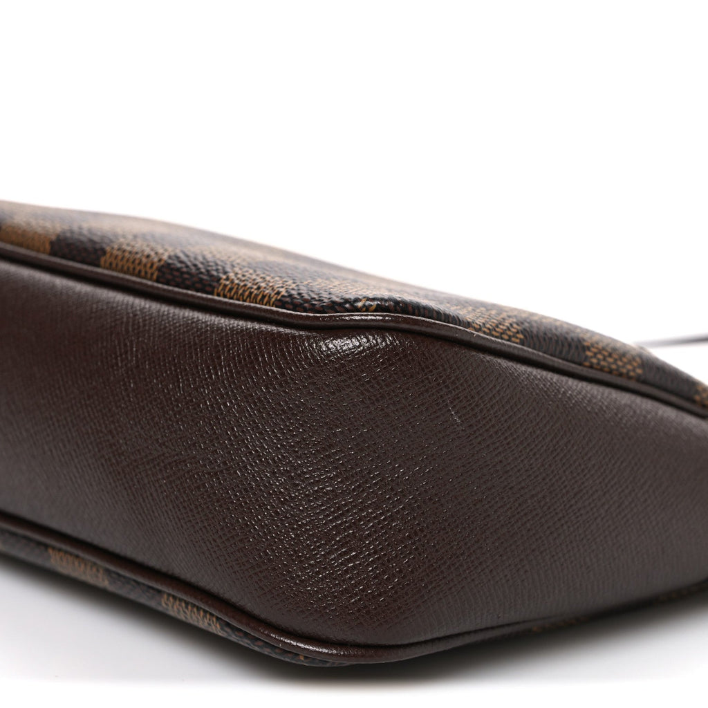 Louis Vuitton Damier Ebene Trousse Make Up Bag Pochette