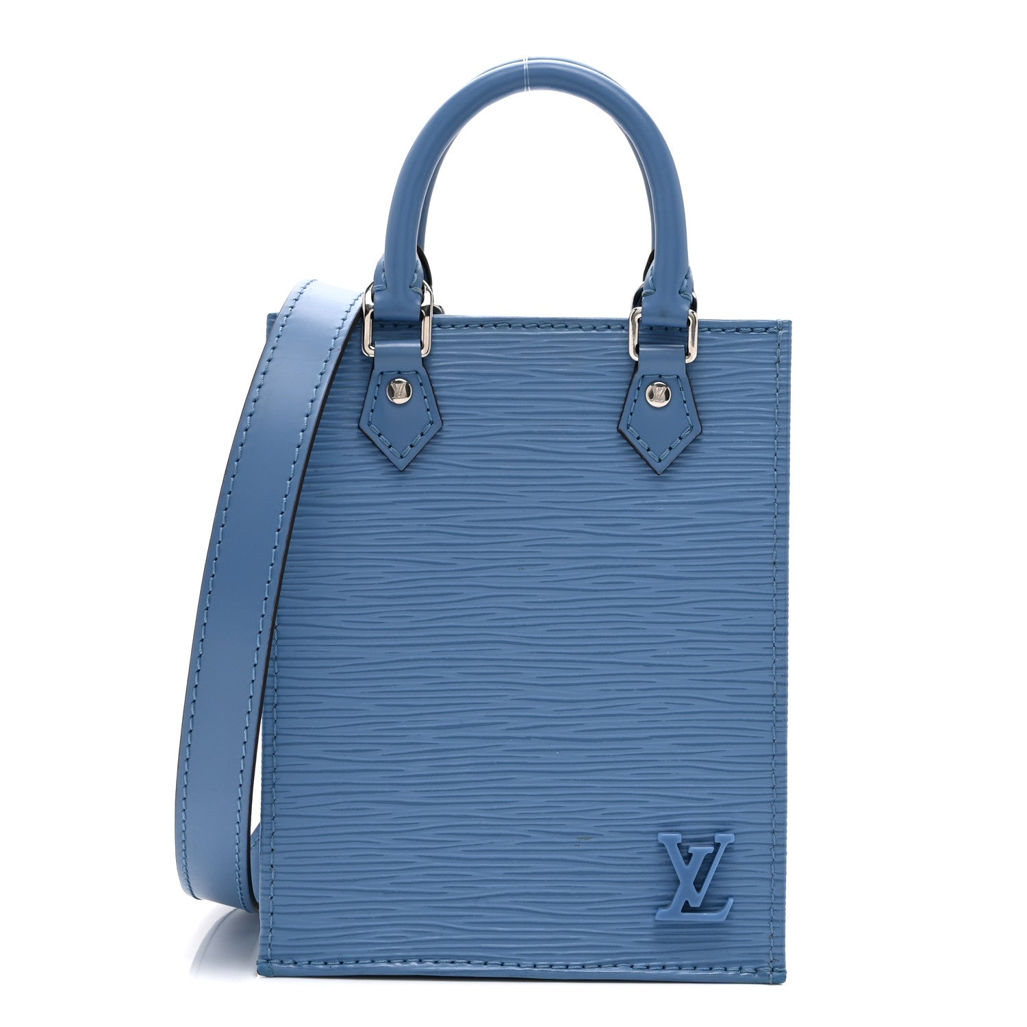 Louis Vuitton Epi Petit Sac Plat Bleuet
