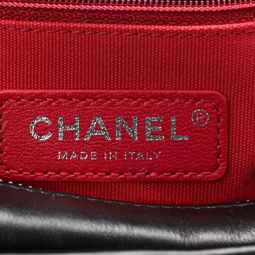Chanel Aged Calfskin Quilted New Medium Gabrielle Hobo Black