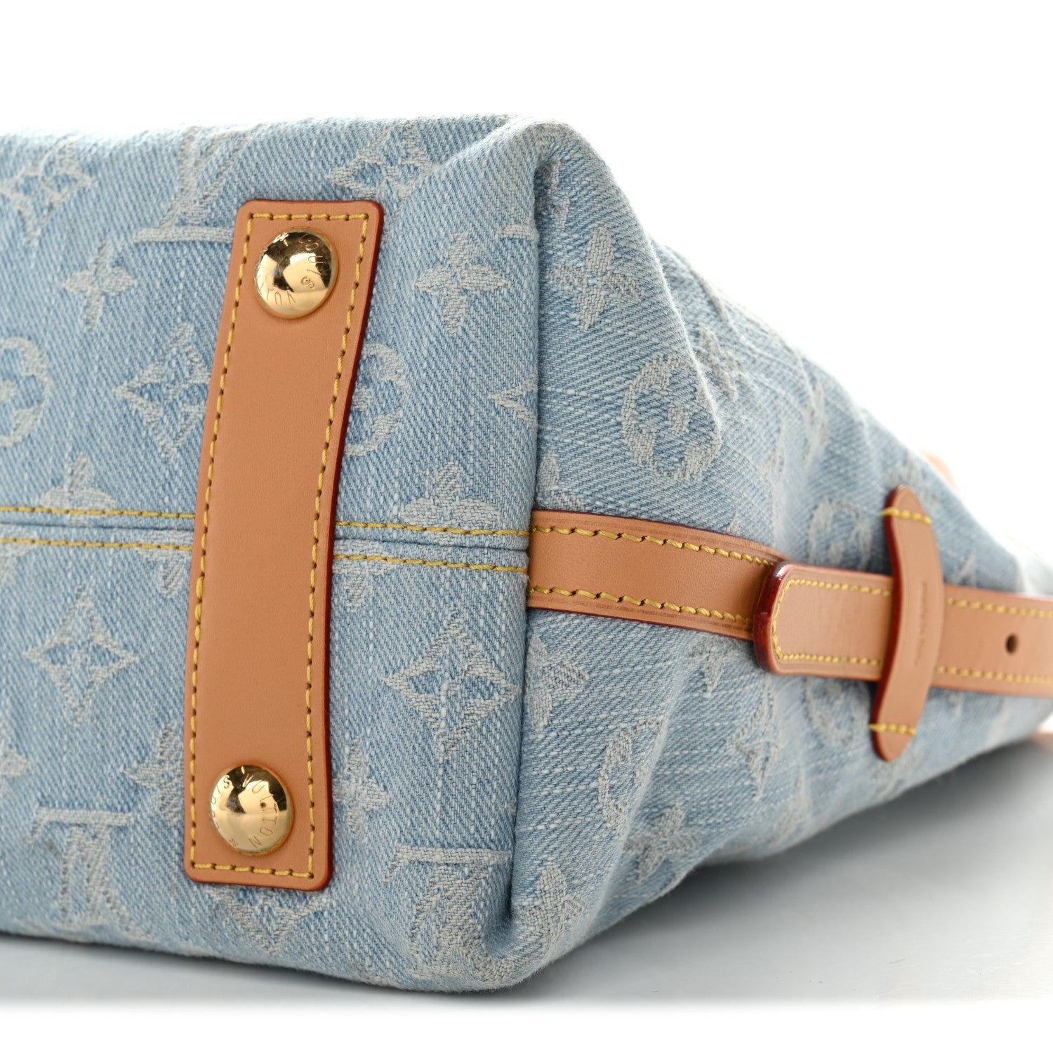 Louis Vuitton Monogram Denim CarryAll PM Sky Blue