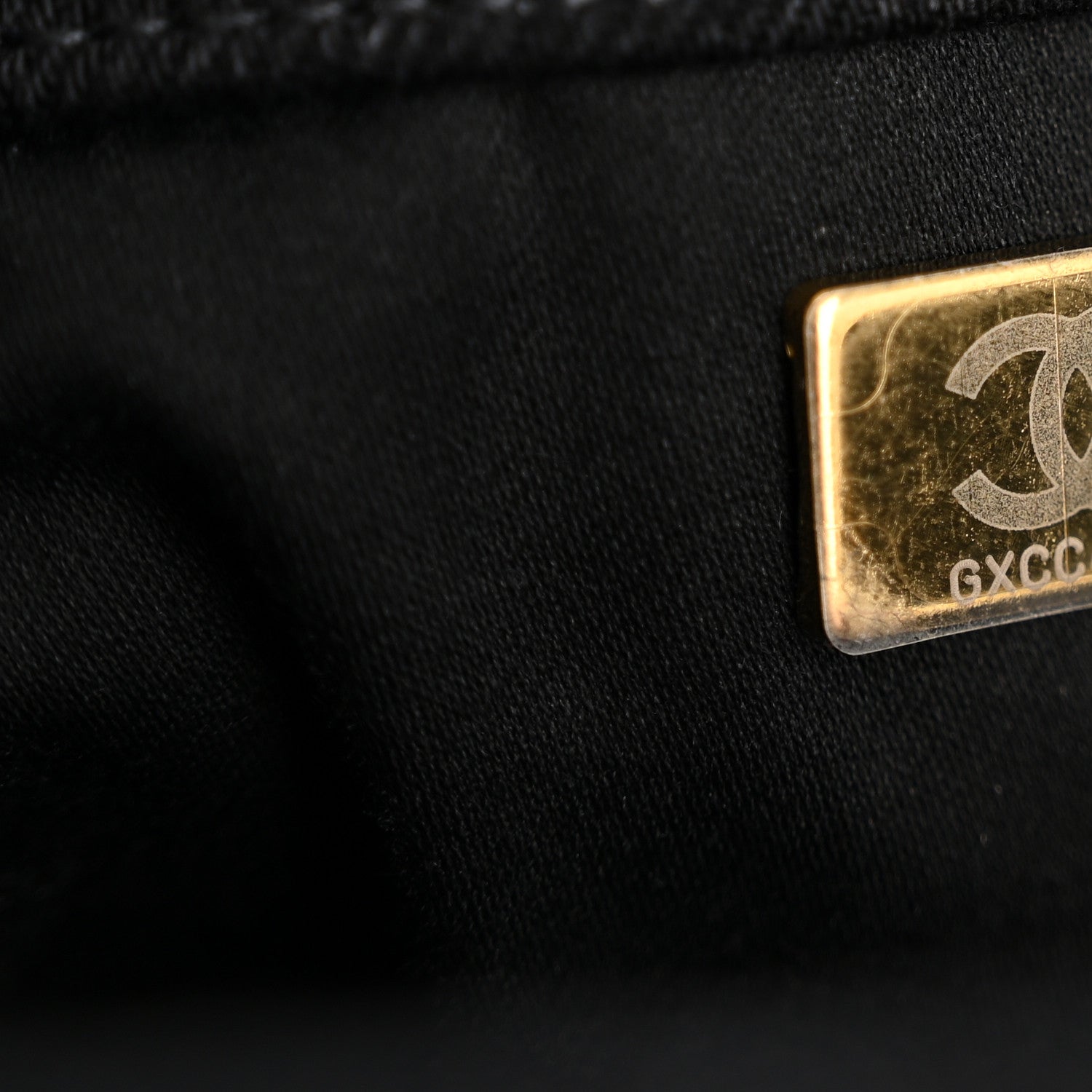 Chanel Washed Denim Quilted Medium Chanel 25 Handbag Black