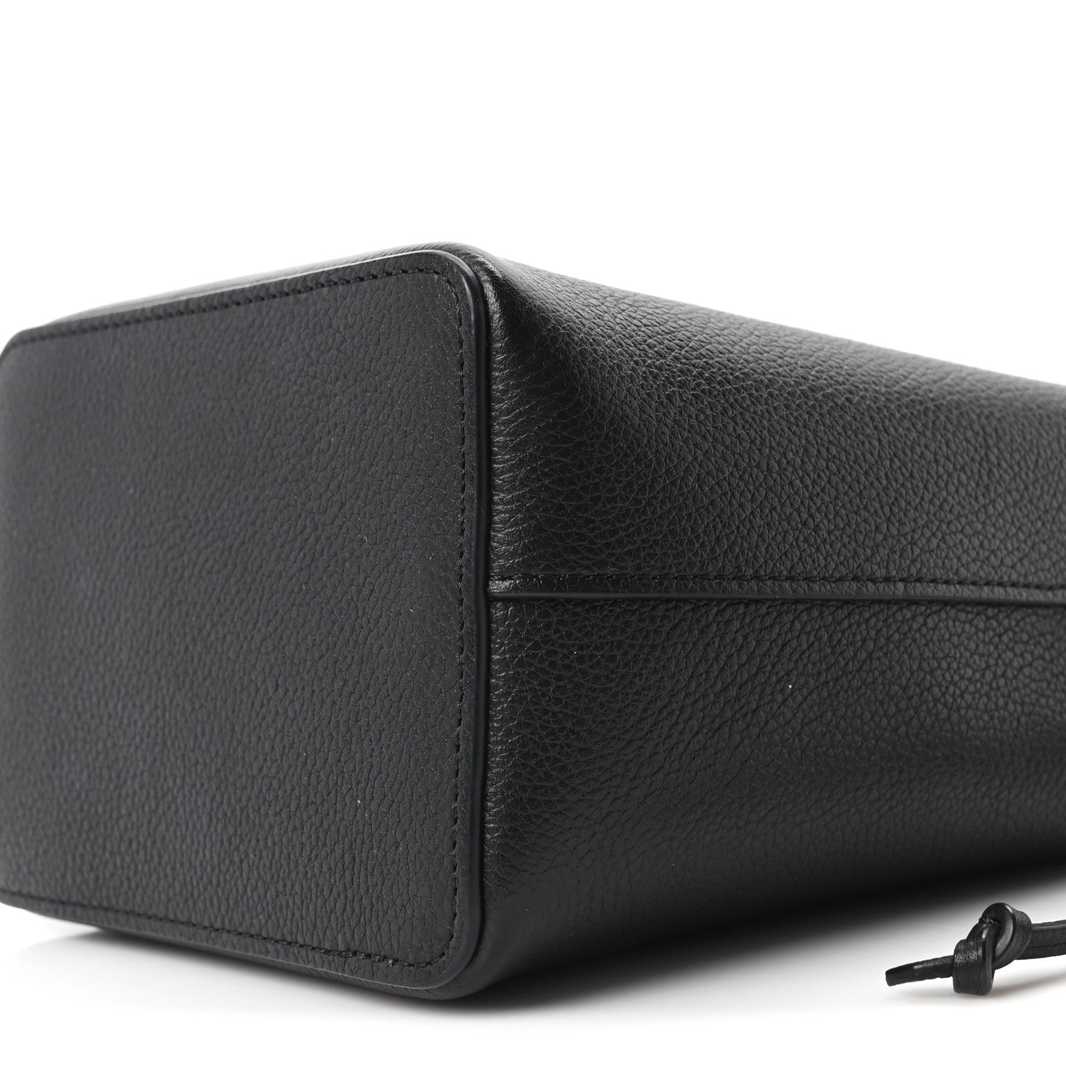 Louis Vuitton Calfskin Nano Lockme Bucket Black