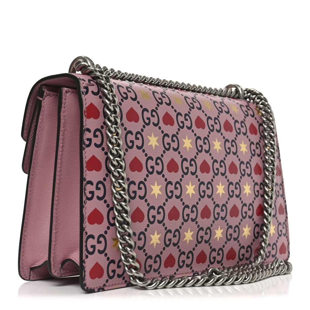 Gucci Calfskin Valentine's Day Exclusive Small Dionysus Bag Pink