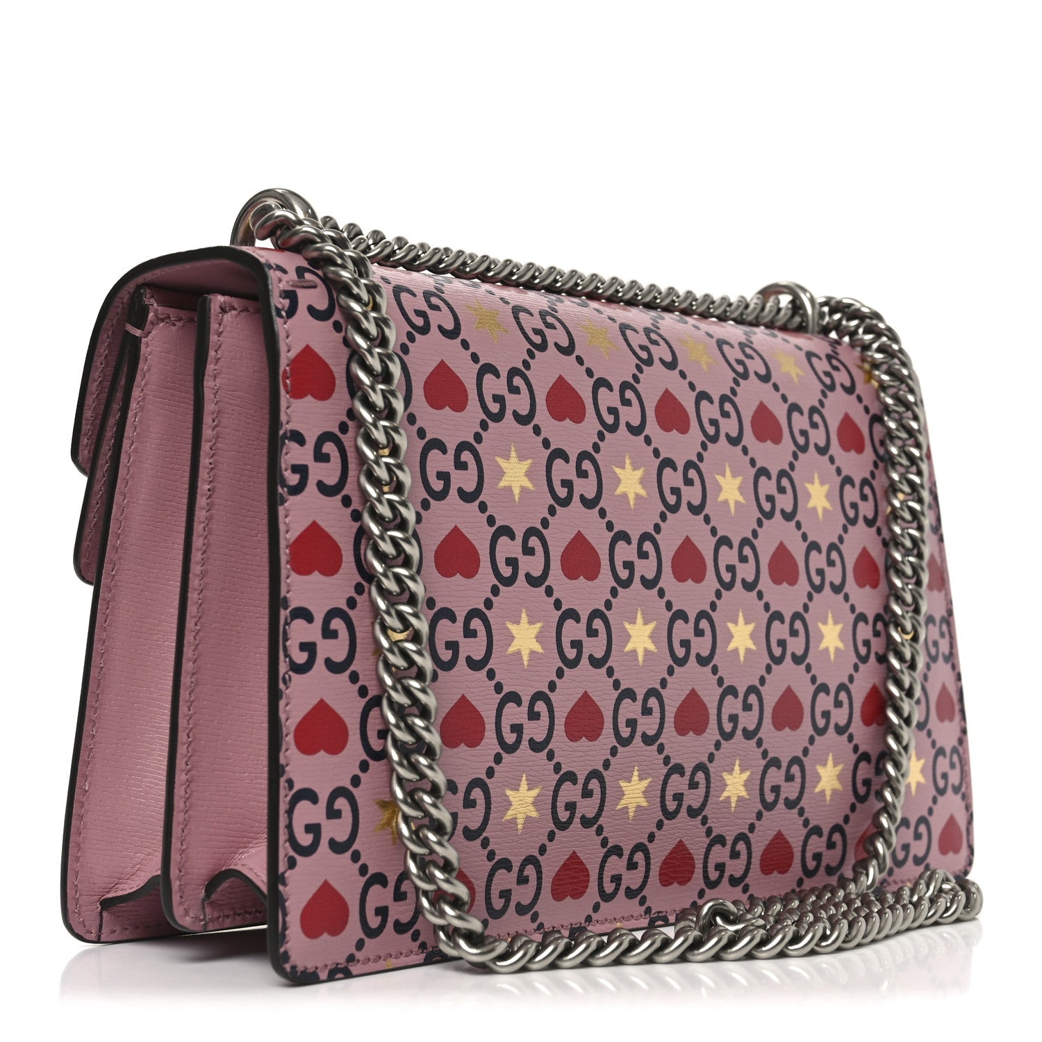 Gucci Calfskin Valentine's Day Exclusive Small Dionysus Bag Pink