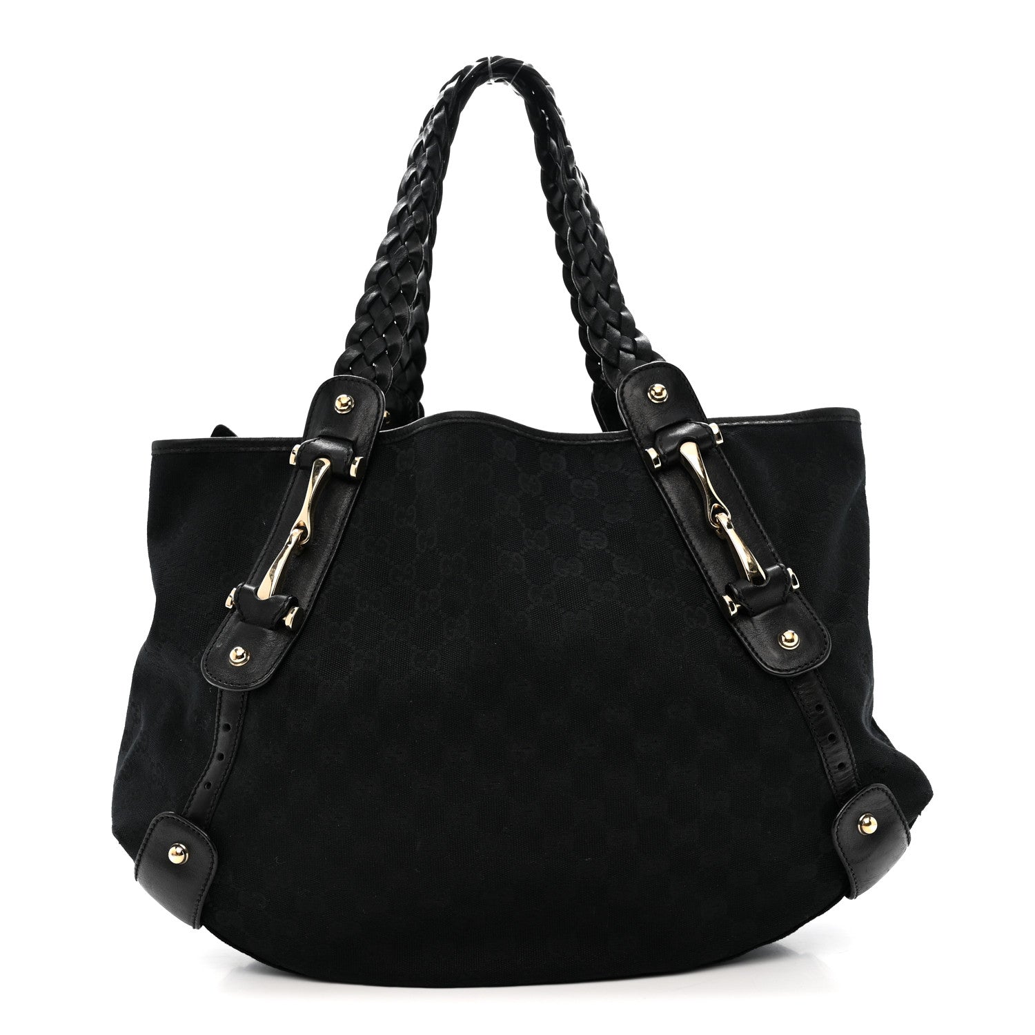 Gucci Monogram Medium Pelham Shoulder Bag Black