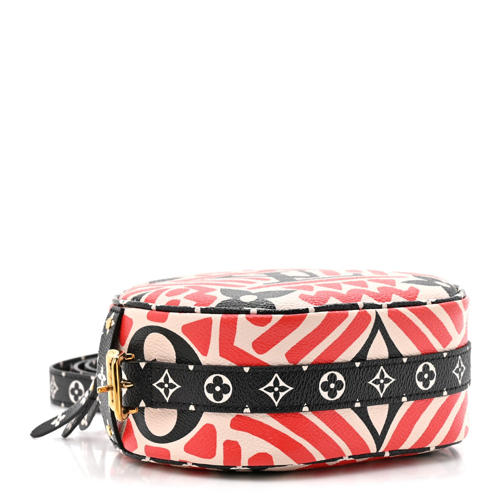Louis Vuitton Monogram Giant Crafty Boite Chapeau Souple PM Creme Rouge Black