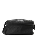 Gucci Nylon Monogram Fanny Pack Belt Bag Black