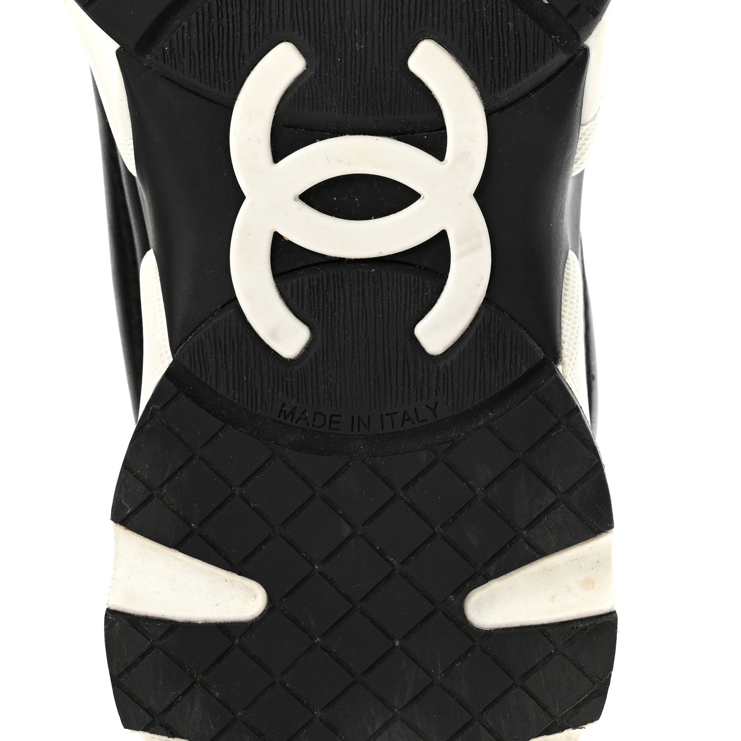 Calfskin CC Sneakers 36 Black