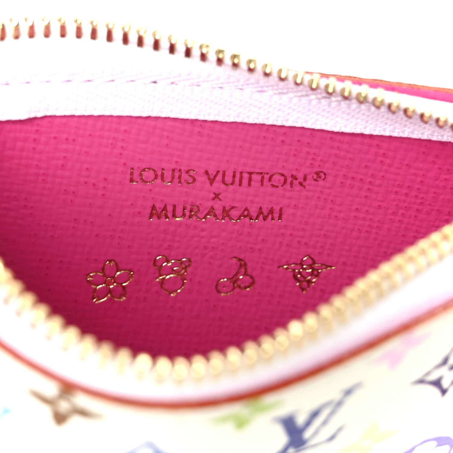 Louis Vuitton LV X TM Monogram Multicolor Key Pouch White