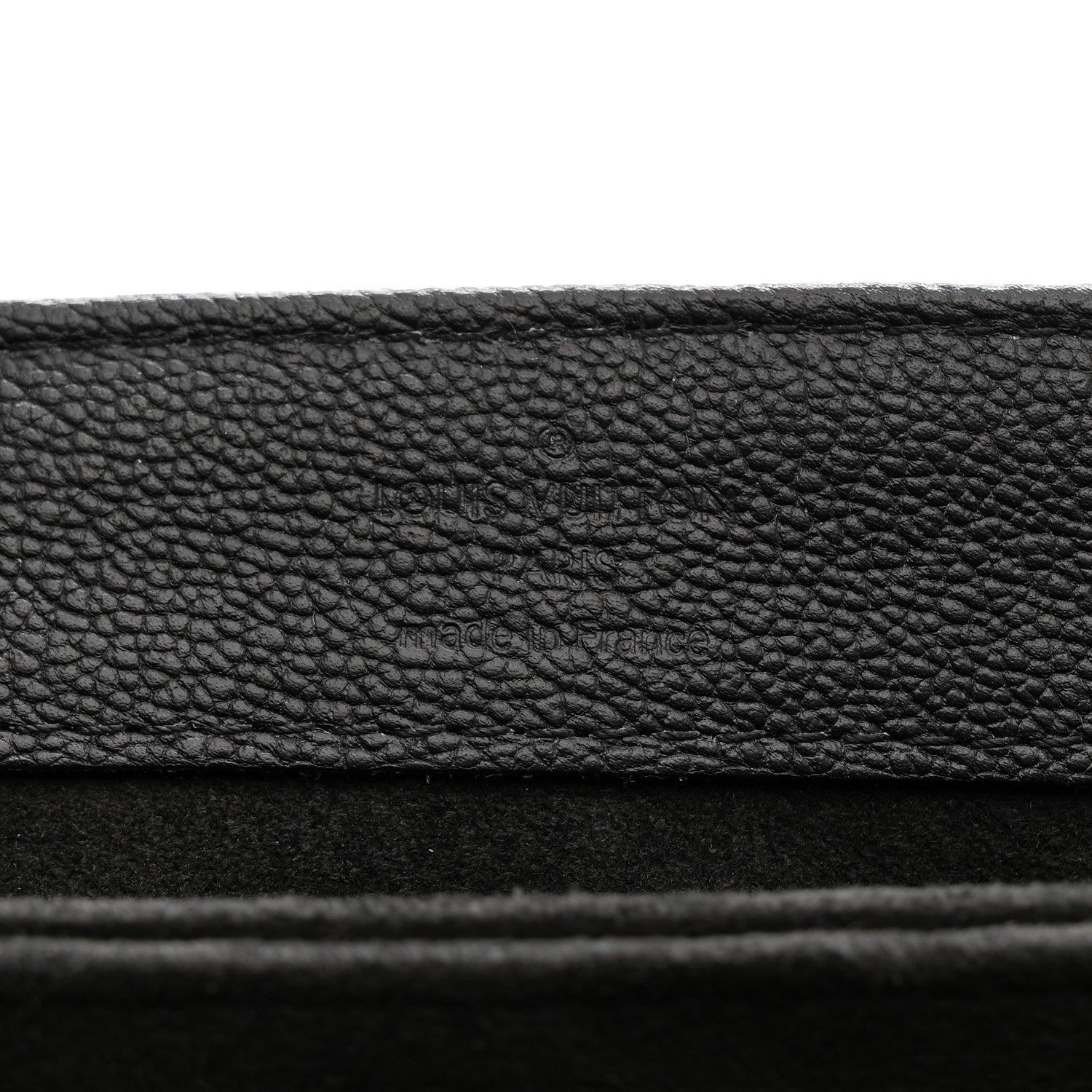 Louis Vuitton Monogram Cuir Plume Ecume Very Chain Bag Black