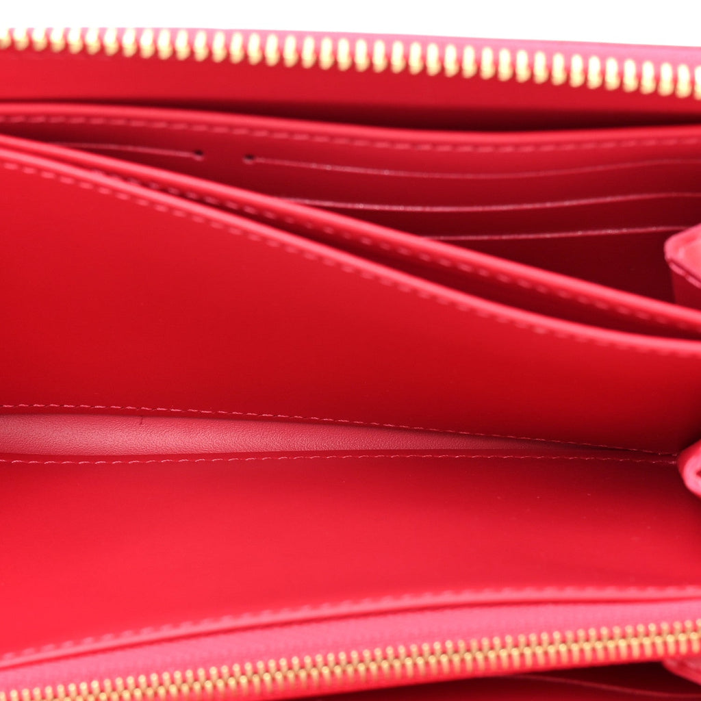 Louis Vuitton Vernis Valentine Zippy Wallet Fuchsia Neon