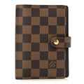Louis Vuitton Damier Ebene Small Ring Agenda Cover