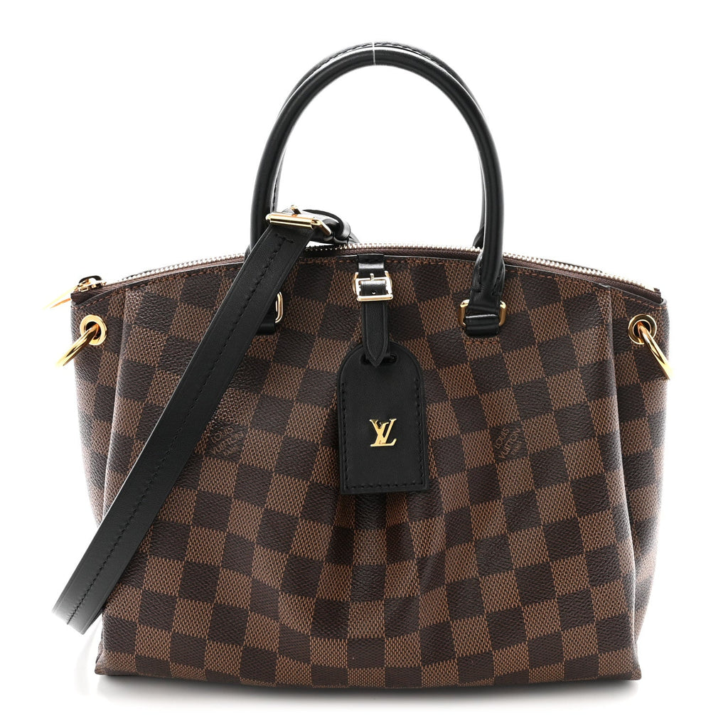 Louis Vuitton Damier Ebene Odeon Tote PM Black