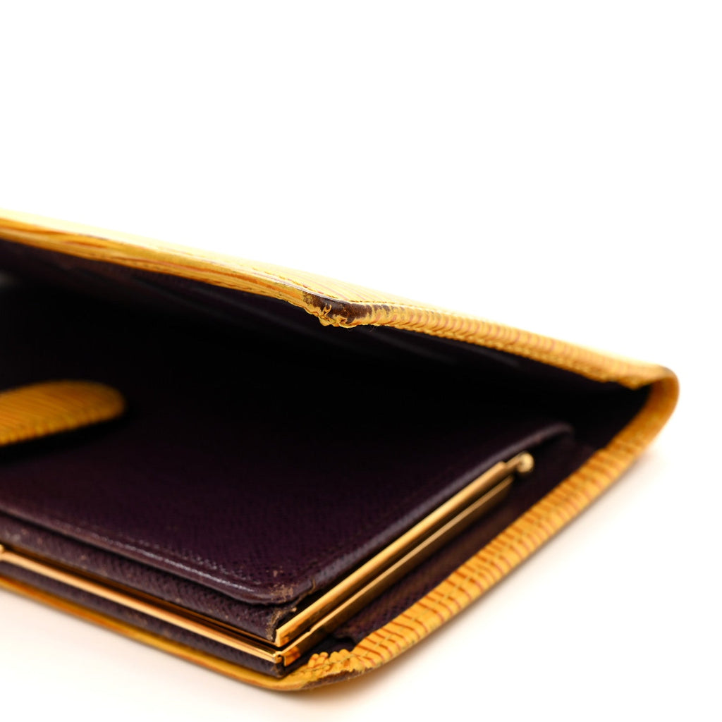 Louis Vuitton Epi Continental French Purse Wallet Tassil