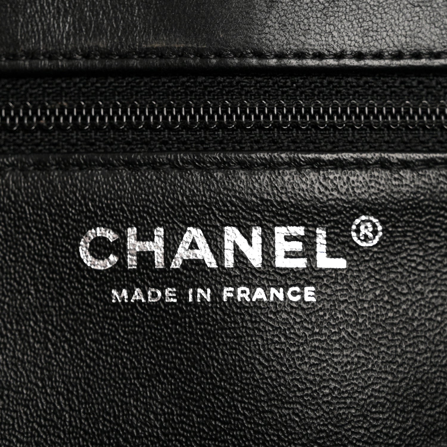 Chanel Lambskin Quilted Flap Clutch Black