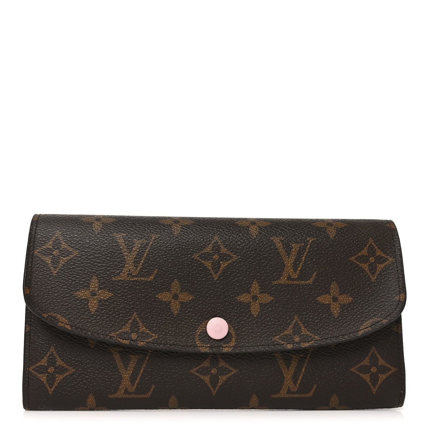 Louis Vuitton Monogram Emilie Wallet Rose Ballerine