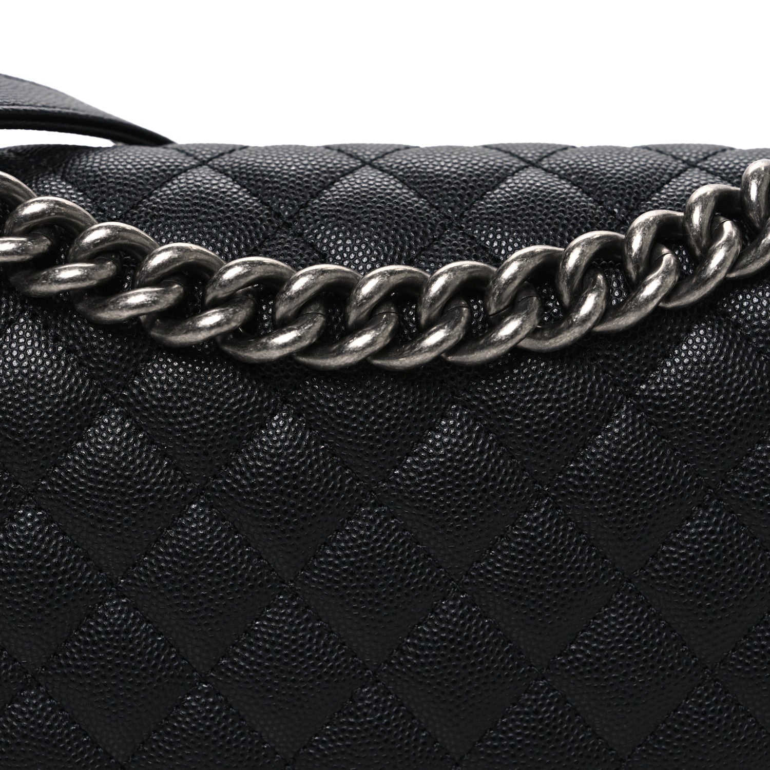 Chanel Caviar Quilted Medium Boy Flap Black