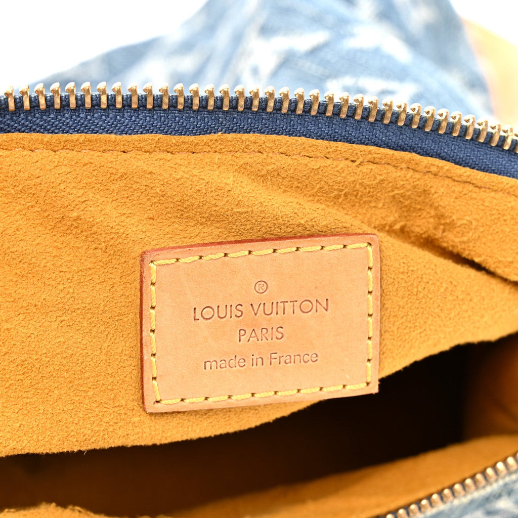 Louis Vuitton Monogram Denim Baggy PM Blue