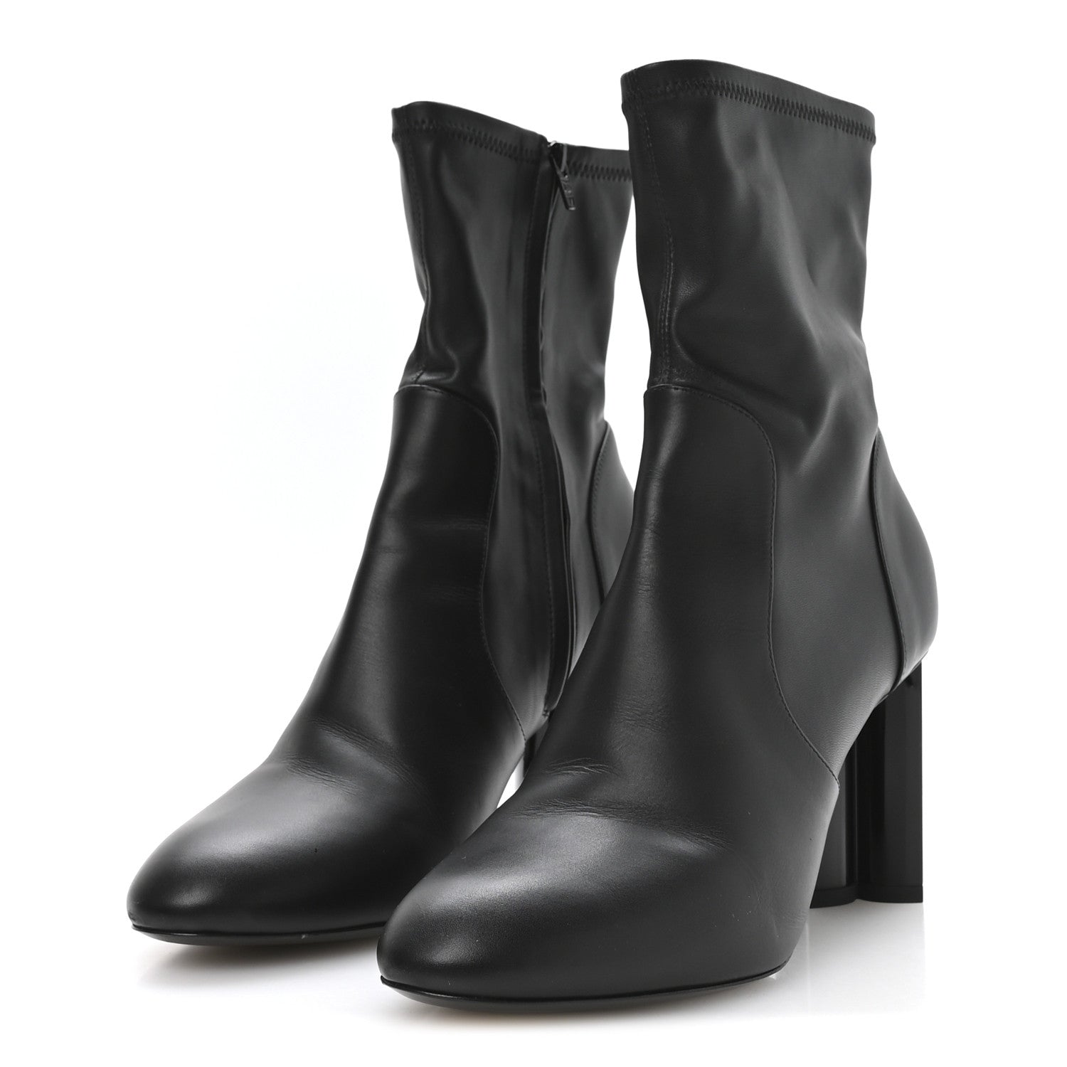 Louis Vuitton Calfskin Uniformes Silhouette Ankle Boots 39 Black