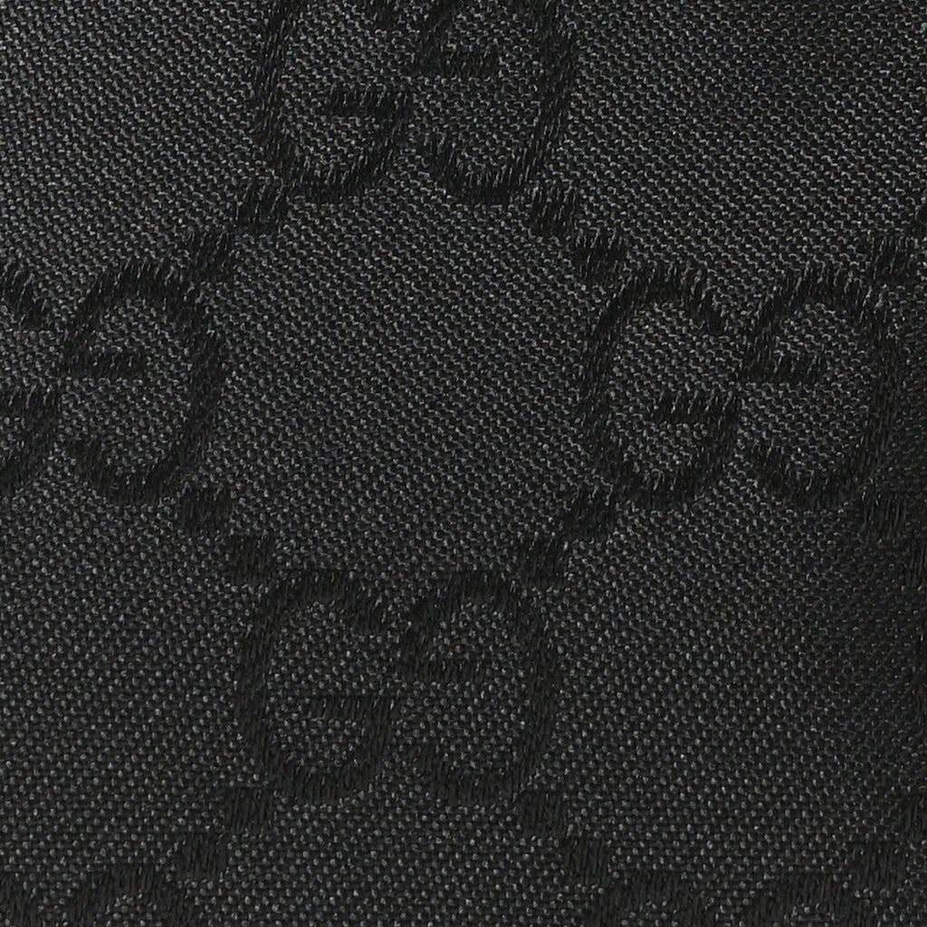 Gucci Nylon Monogram Fanny Pack Belt Bag Black