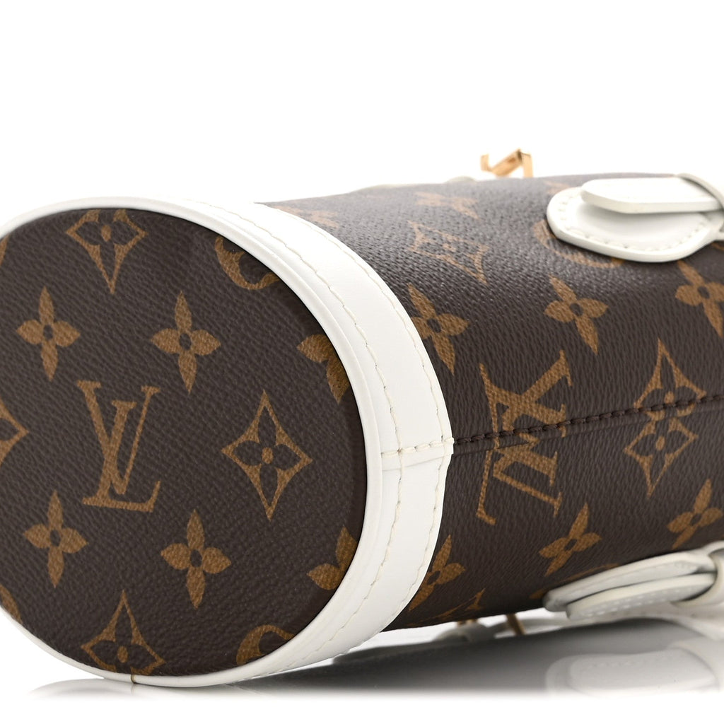 Louis Vuitton Monogram LV Match Nano Bucket Bag White