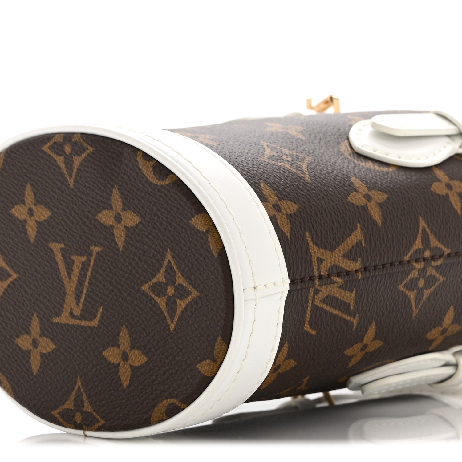 Louis Vuitton Monogram LV Match Nano Bucket Bag White
