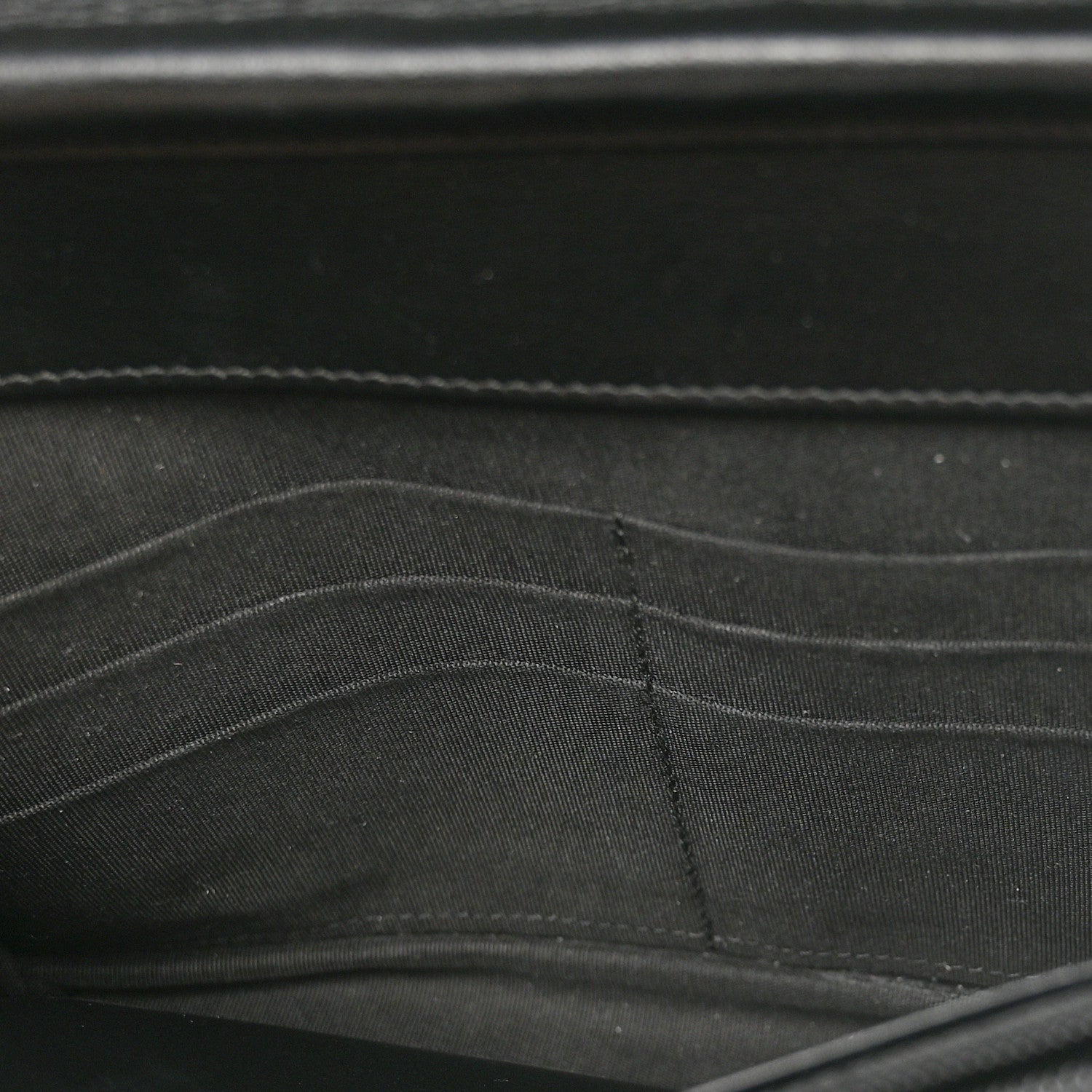 Chanel Caviar Quilted Boy Wallet On Chain WOC Black