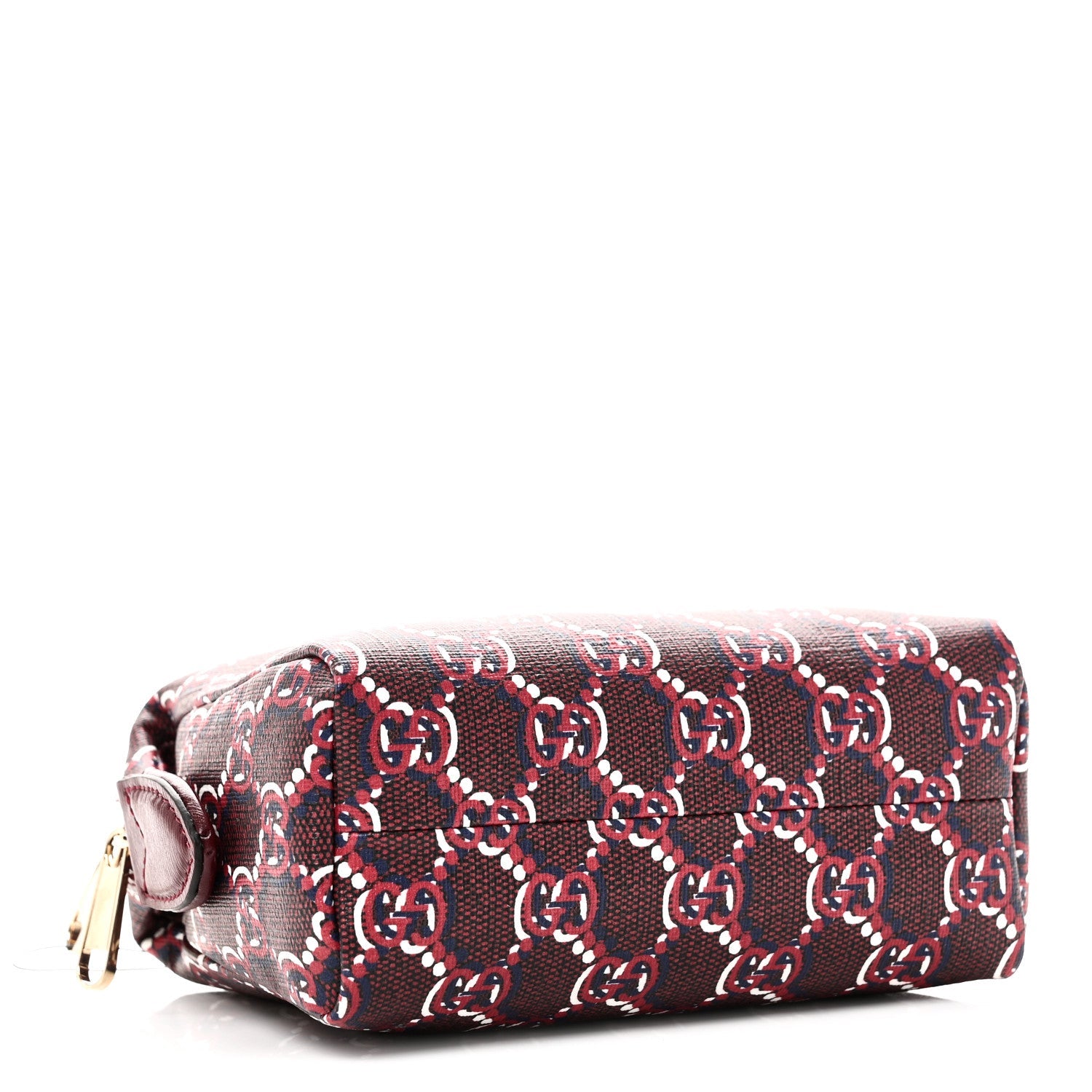 Gucci GG Supreme Shadow Toiletry Pouch Rosso Ancora Red