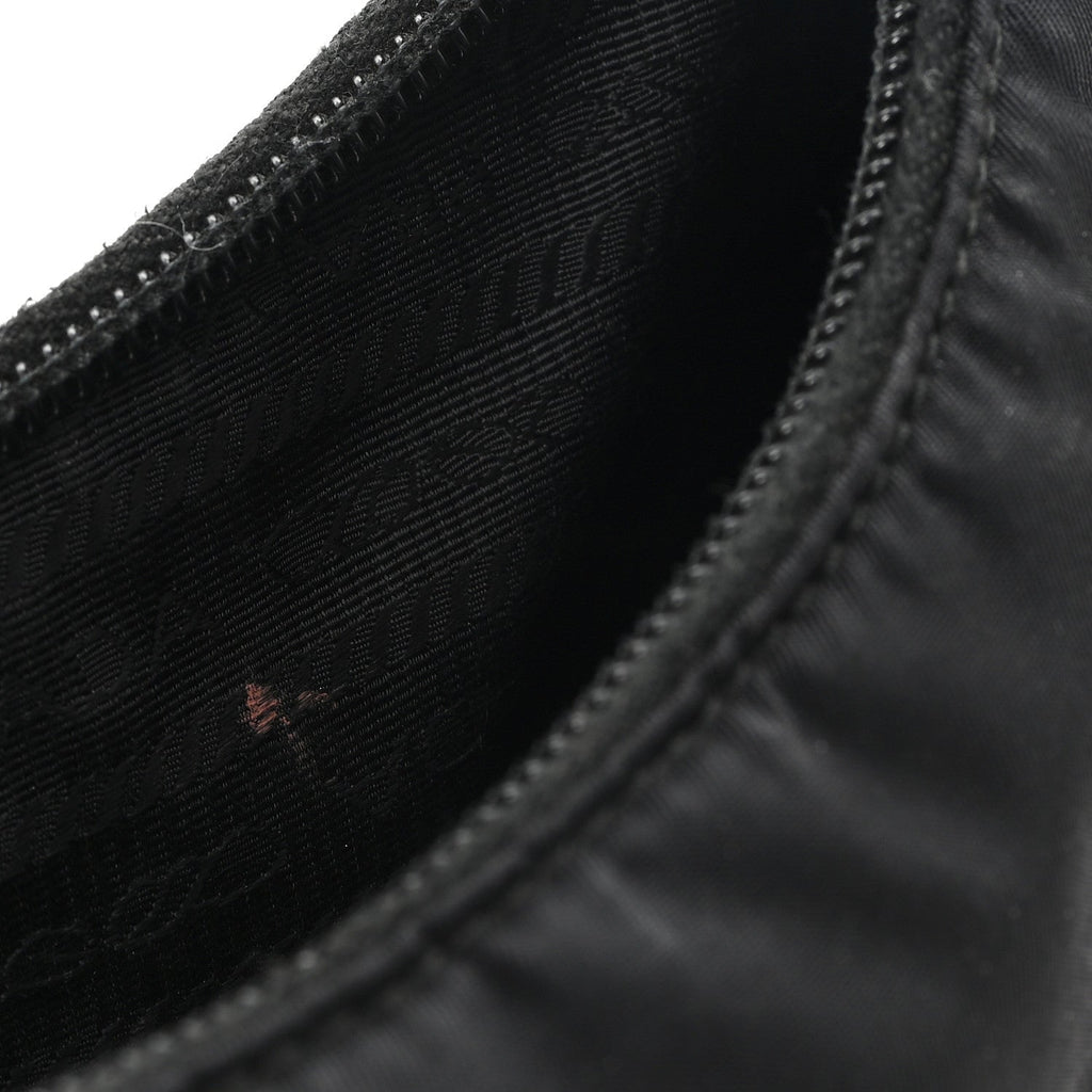 Prada Tessuto Nylon Mini Re-Edition 2000 Bag Black